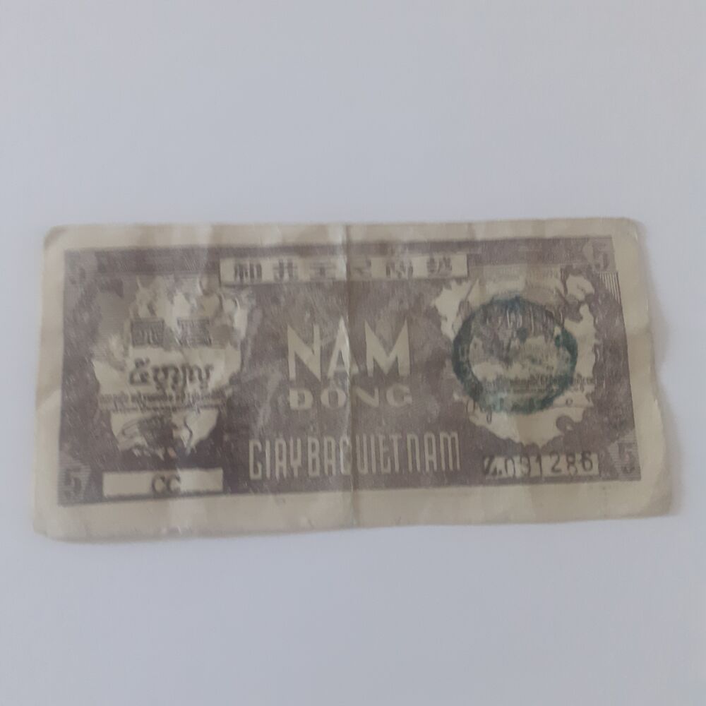 Billet 5 dong Vietnam 1947 1948
