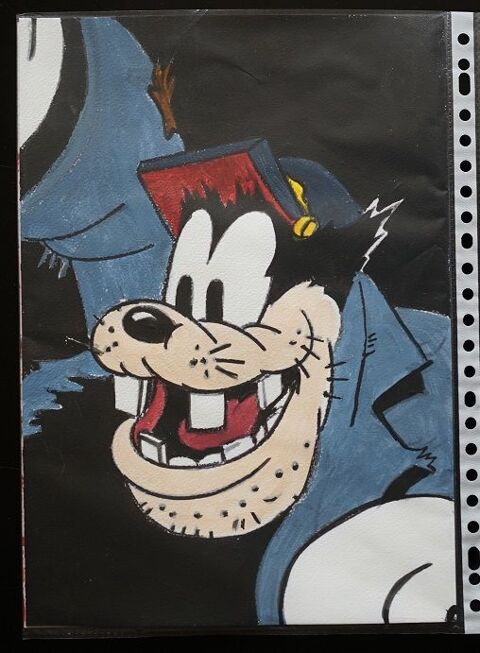 bl - peinture - patibulaire - sur papier aquarelle format A4 4 Foug�res (35)