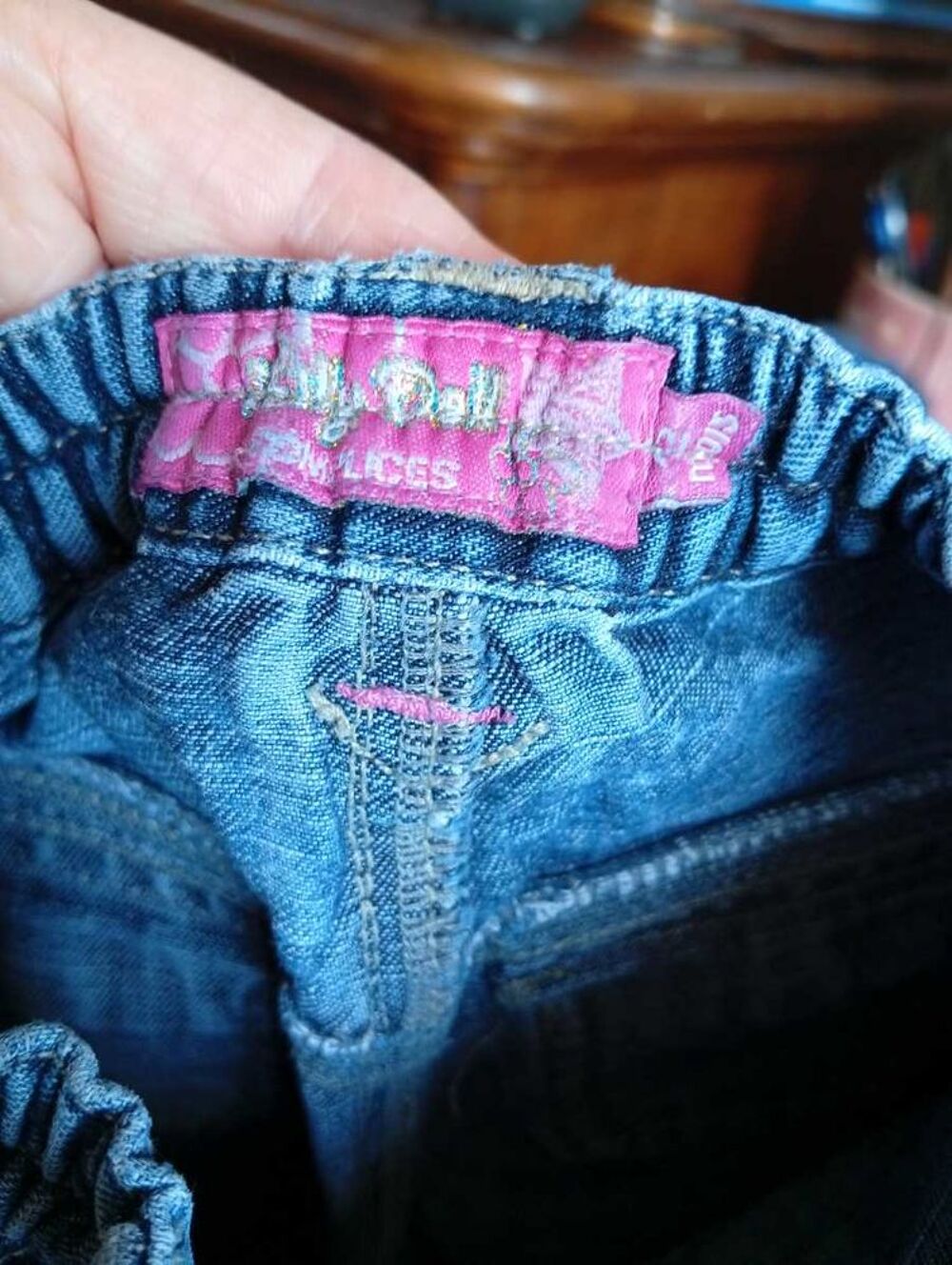 Ensemble pantalon et blouson jean - 12 mois Pu�riculture