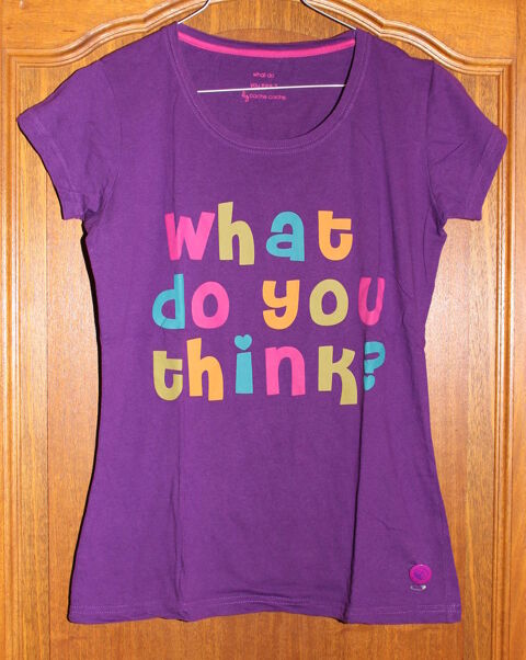 T'shirt violet + pin' 3 Cramont (80)