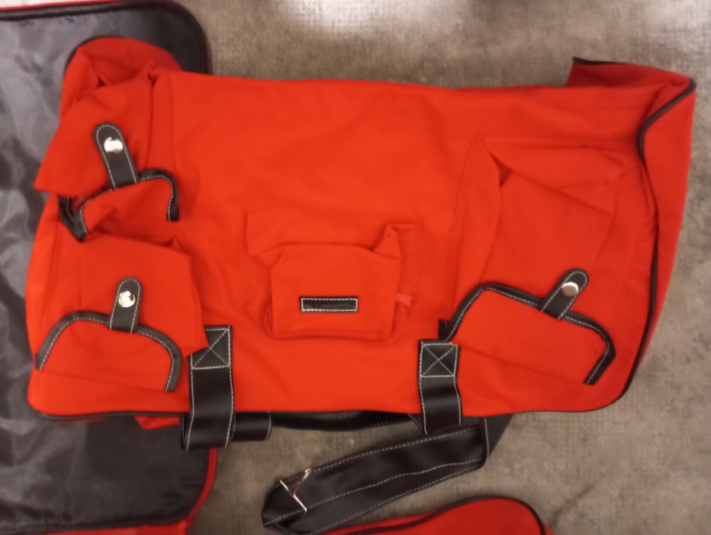 Ensemble lot bagages de voyage sur roulettes Maroquinerie
