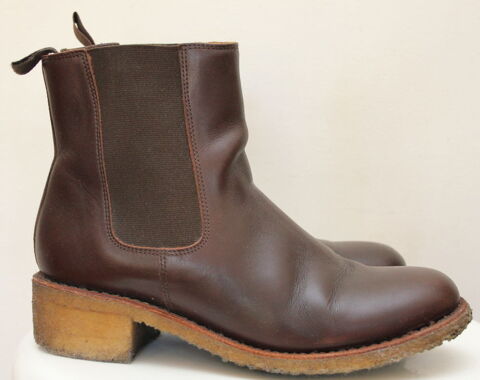 Bottines cuir marron A.P.C T.39 Fr 90 Issy-les-Moulineaux (92)