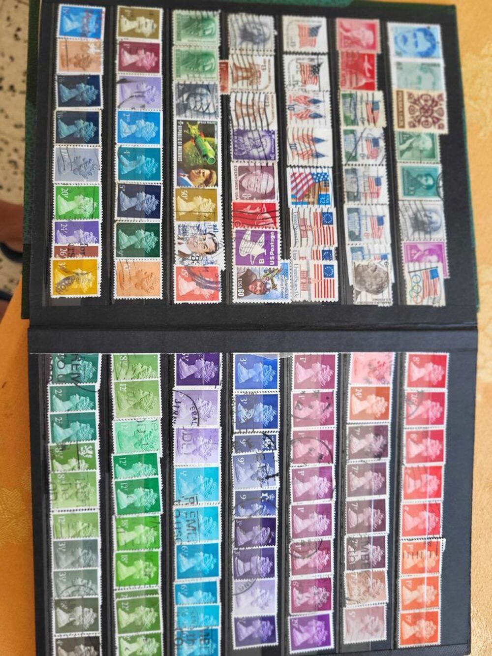 Collection de Timbres poste de France Europe et &agrave;‰trangers 