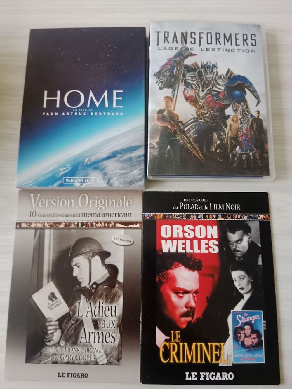 Lot 4 dvd DVD et blu-ray