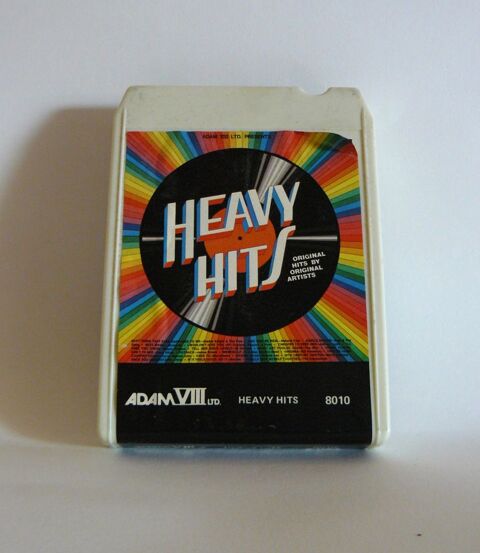  K7 8 pistes Various artists : Heavy Hits - Adam VIII - 1974 12 Argenteuil (95)