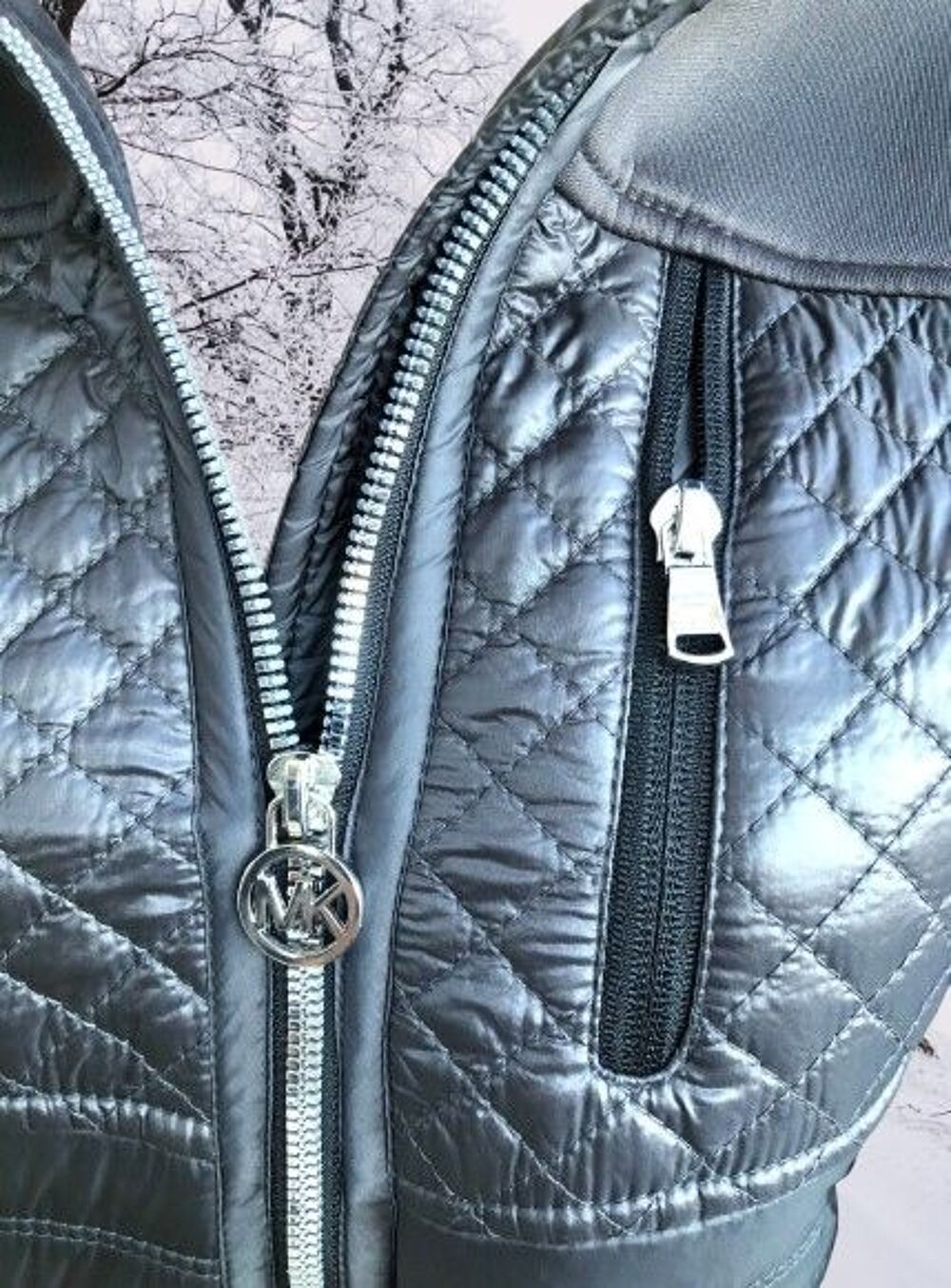 MICHAEL KORS - MANTEAU A CAPUCHE FEMME NOIR MATELASS&Eacute; Vtements