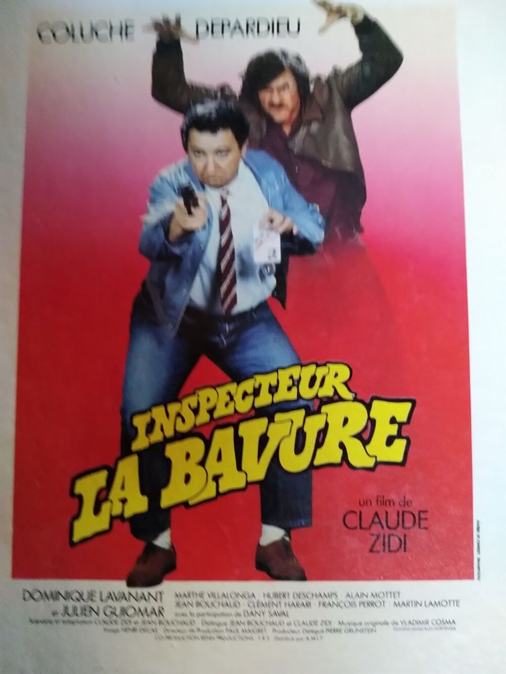 BD Inspecteur la bavure dessin&eacute; par CABU Livres et BD