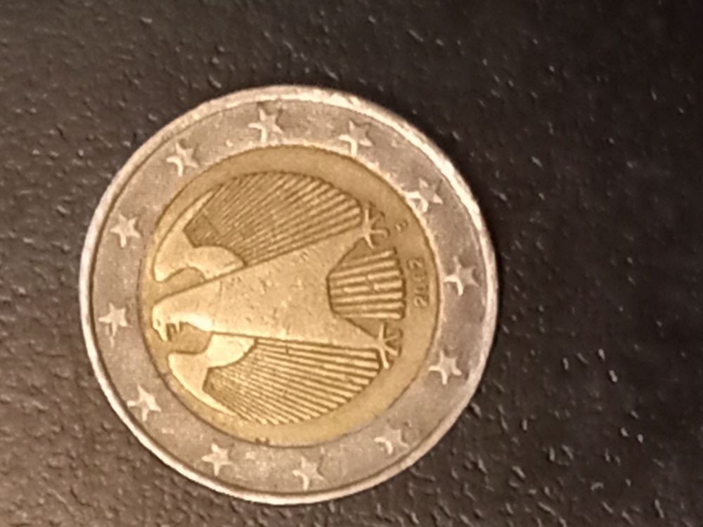 pi&egrave;ce 2&amp;euro;allemande lettre D 