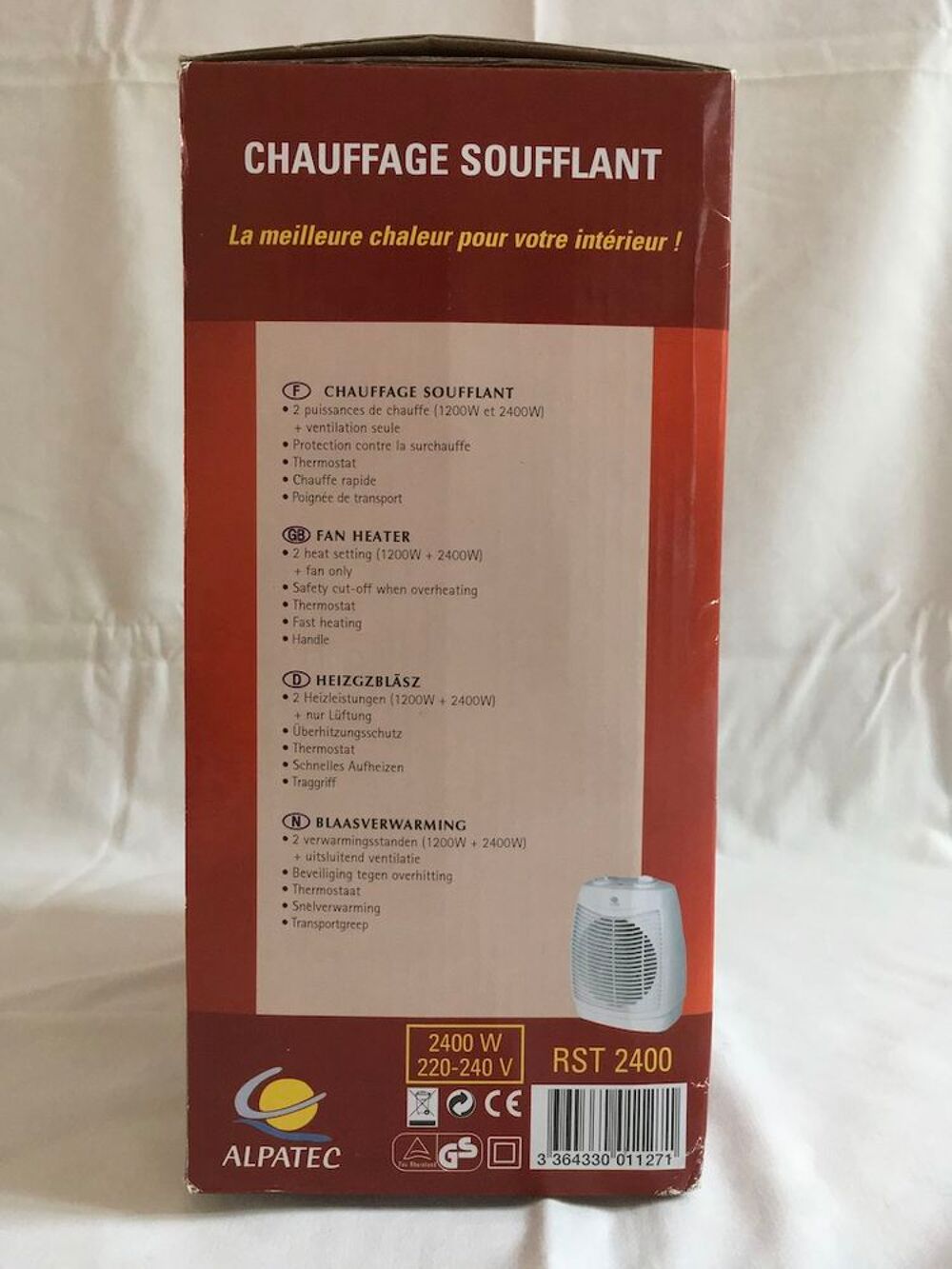 CHAUFFAGE SOUFFLANT ALPATEC COMPACT &amp; PUISSANT Electromnager
