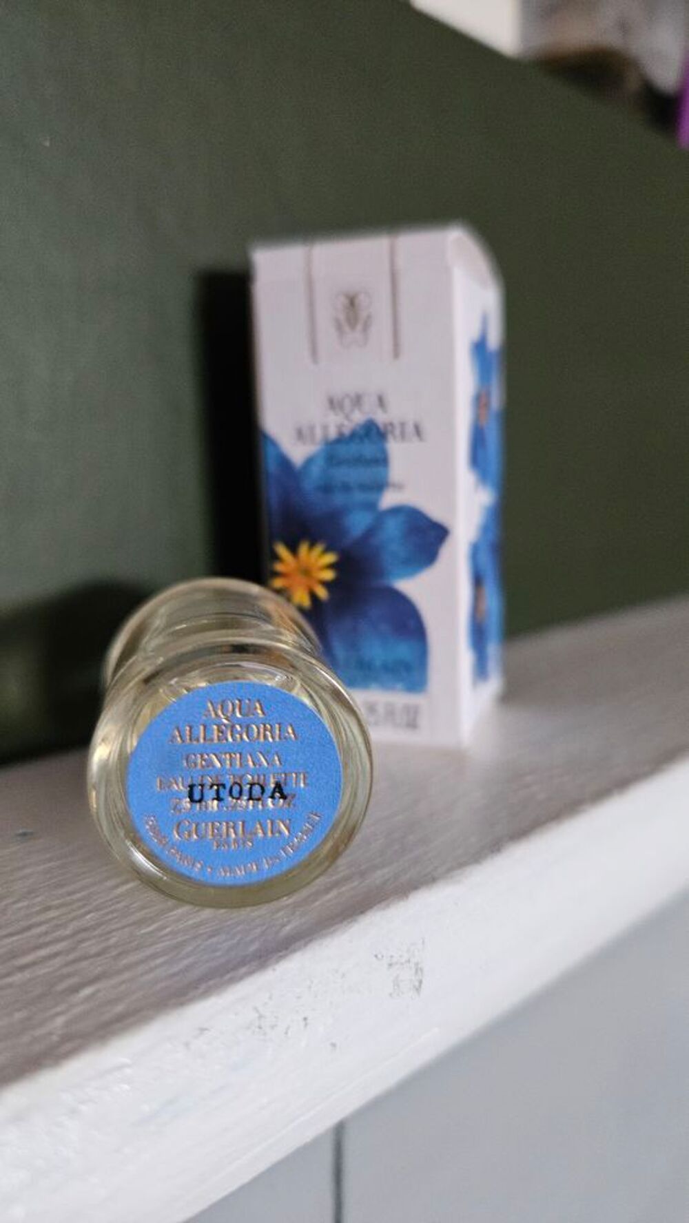 Miniature parfum Guerlain aqua allegoria 7,5
Avec sa bo&icirc;te 