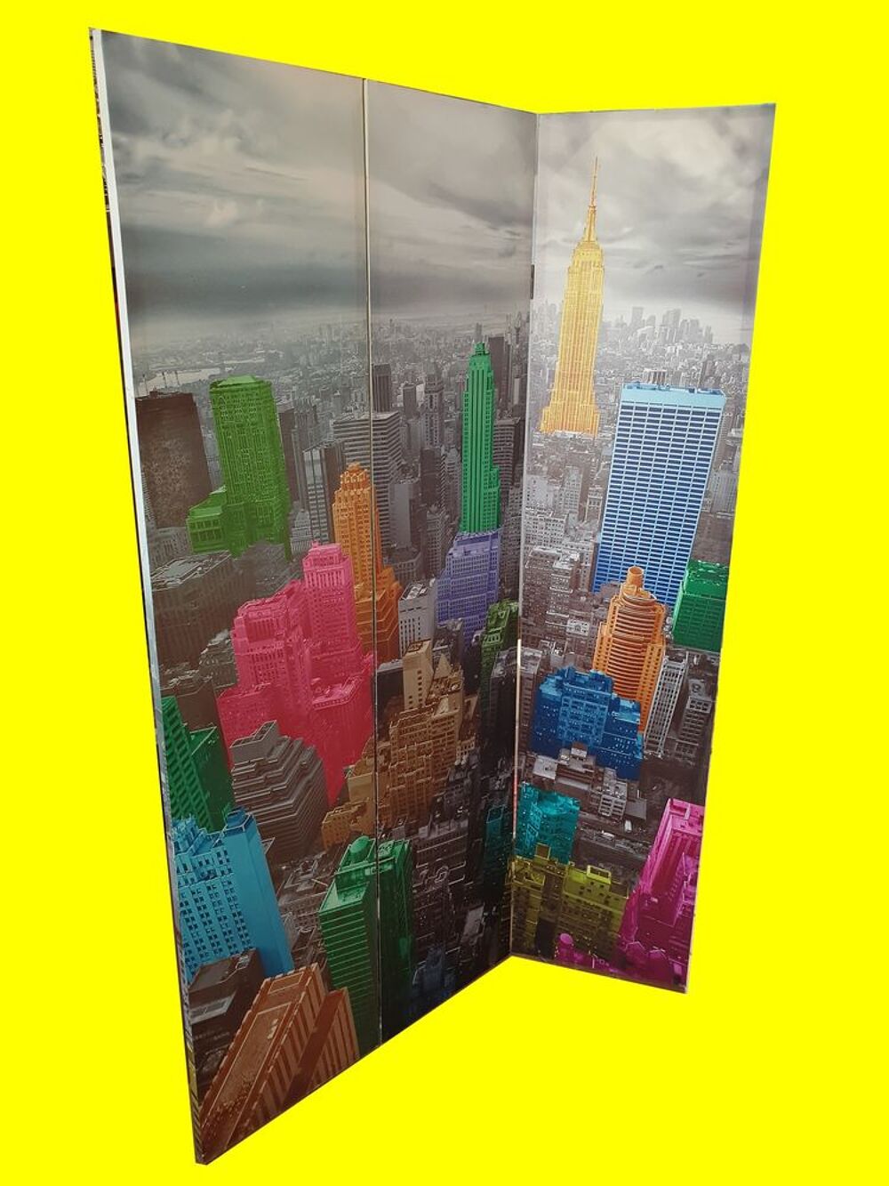 Paravent new york 120 X 180 cm occasion Décoration