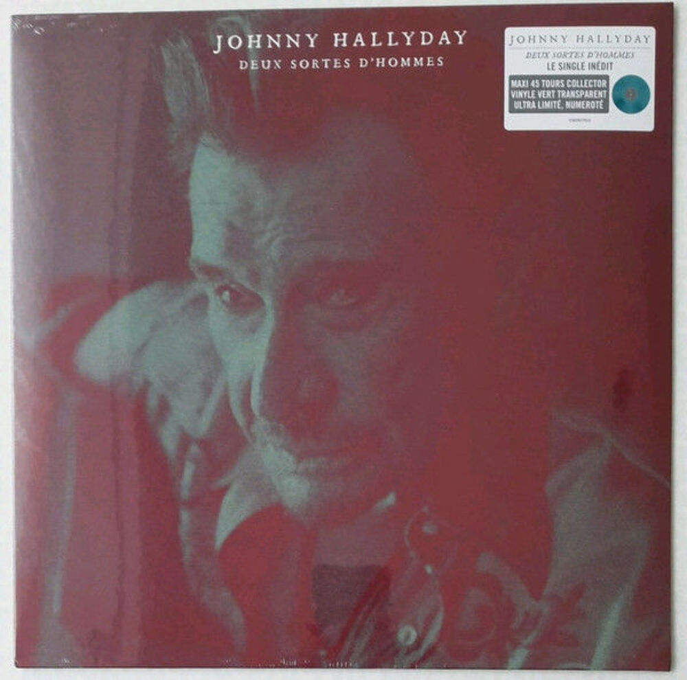 3 Vinyls ..JOHNNY HALLYDAY " DEUX SORTES D'HOMMES " MAXI 45 CD et vinyles