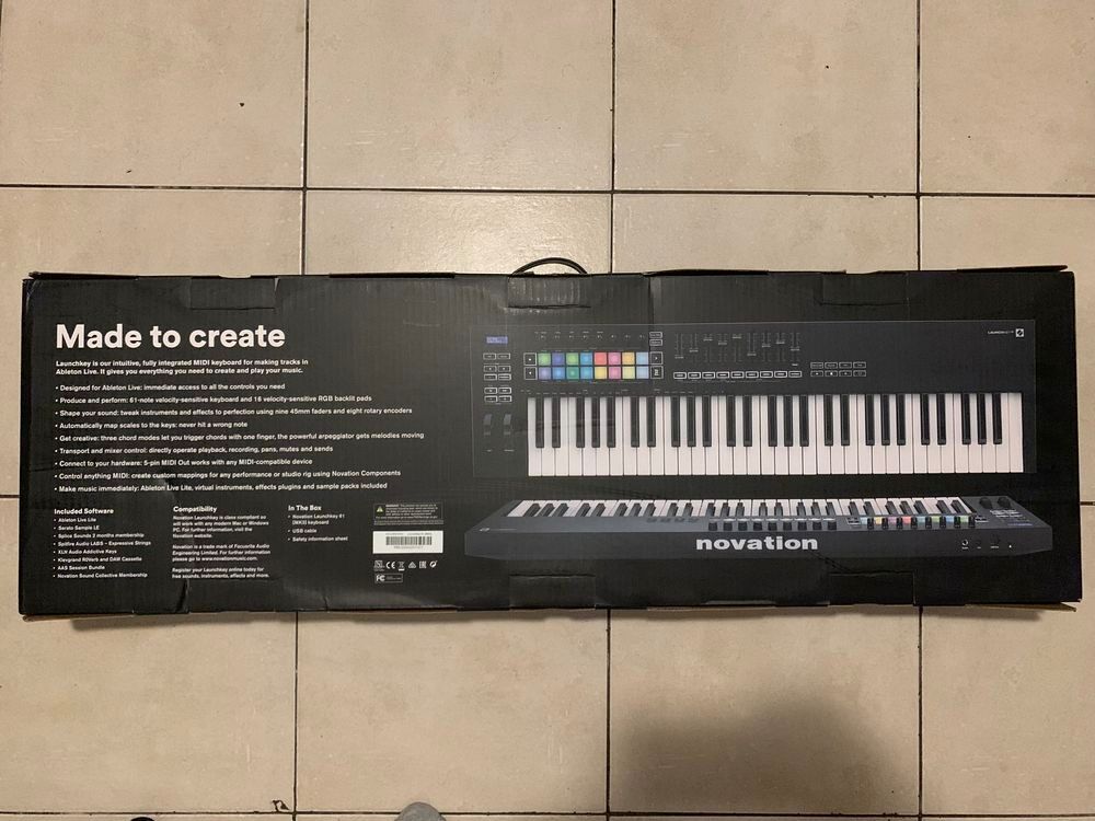 Piano Novation Launchkey 61 mk3 Neuf Instruments de musique