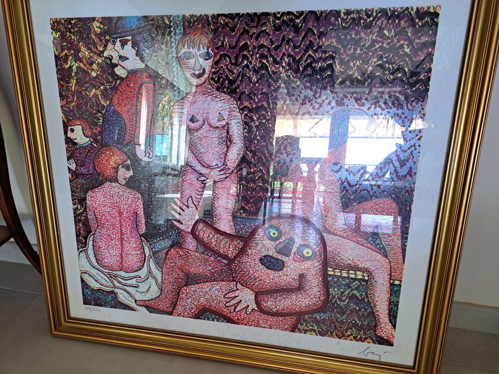 Litho sous verre Décoration