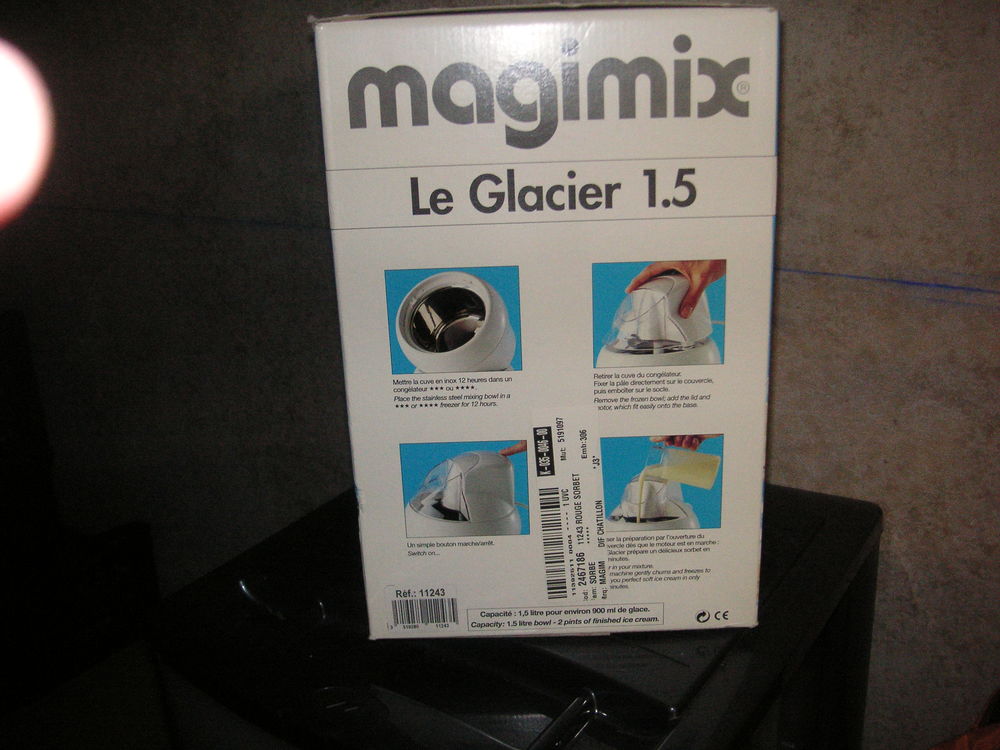 Sorbeti&egrave;re magimix Electroménager