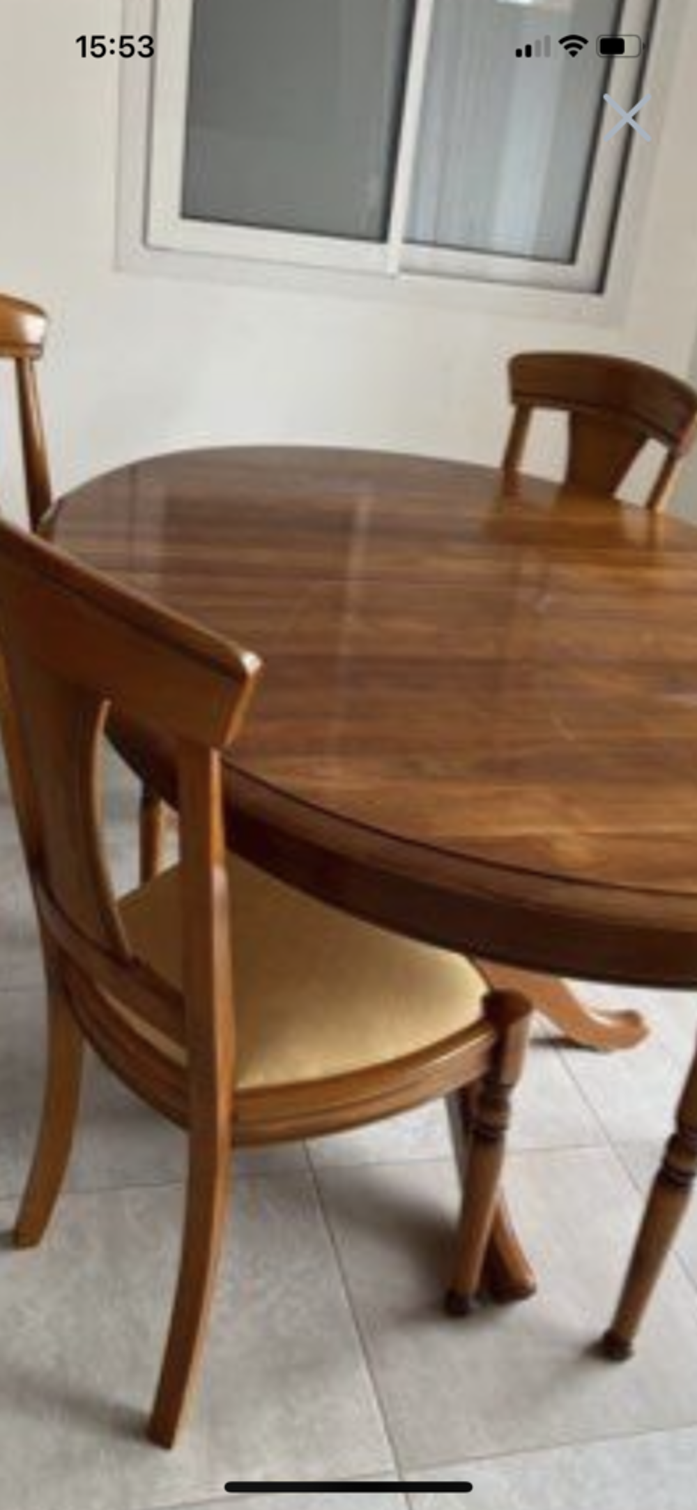 Table extensible bois merisier Meubles