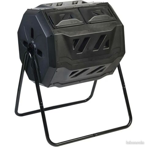 Composteur rotatif - Noir - H93 cm 160 L Neuf dans l'emballa 70 Tannay (58)