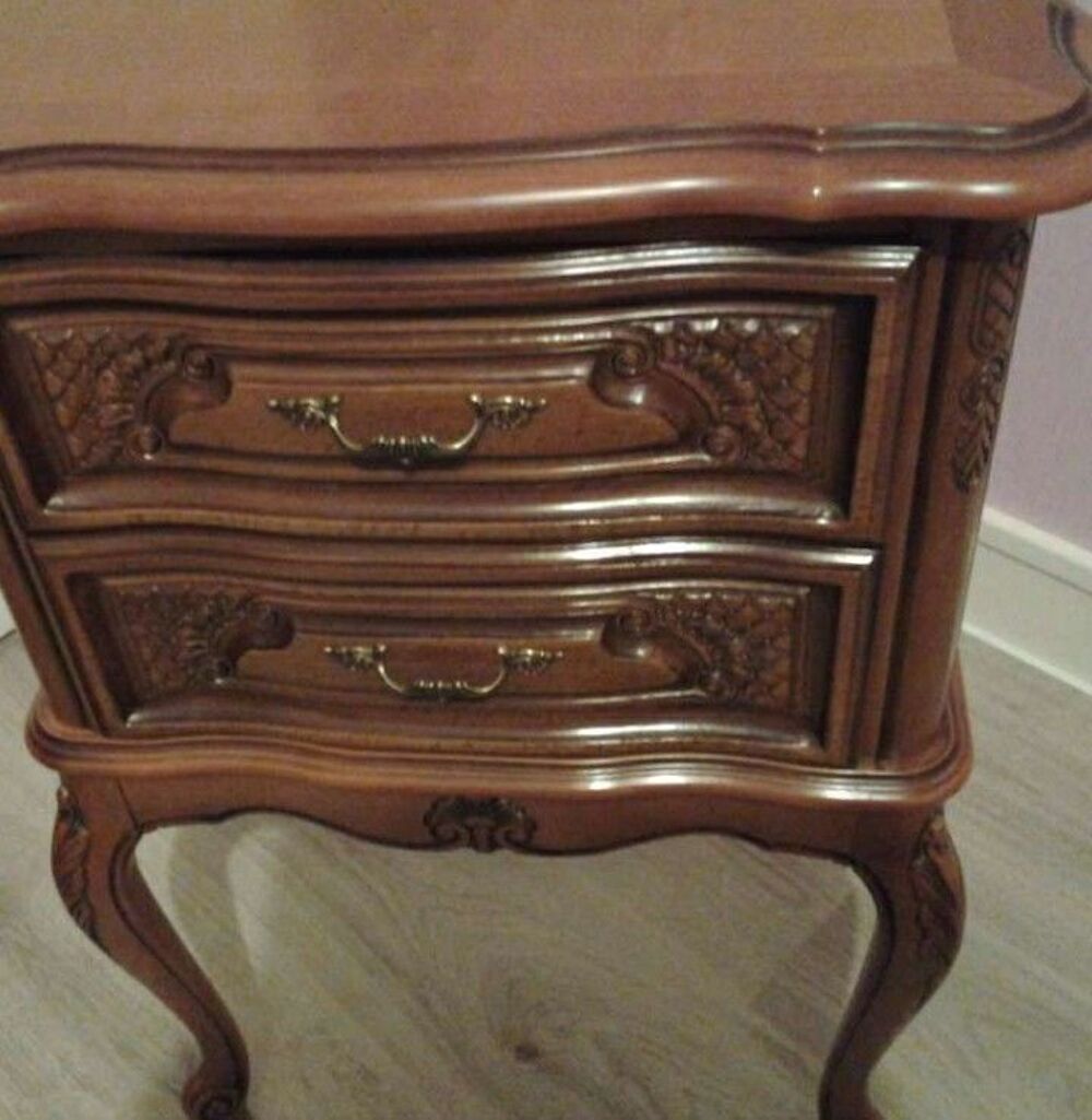 2 Chevets LEVITAN Merisier Meubles