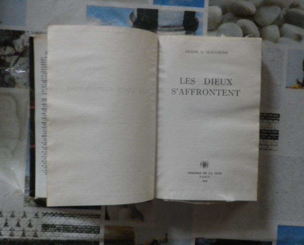 LES DIEUX S'AFFRONTENT de Franck G. SLAUGHTER 1954 Livres et BD