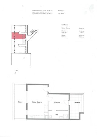  Appartement à vendre 2 pièces 41 m² Marseille