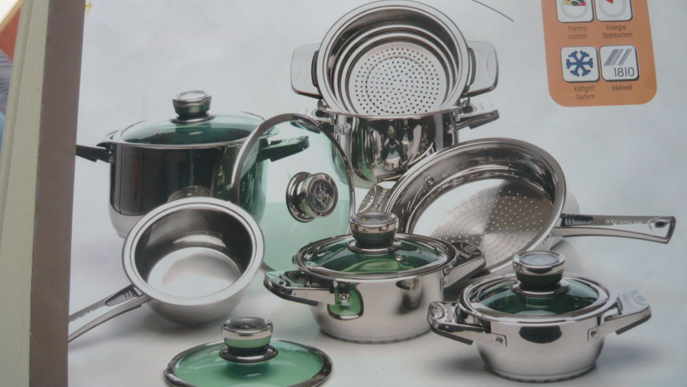 Batterie de cuisine pour cuisiner sain + &eacute;conomique Cuisine