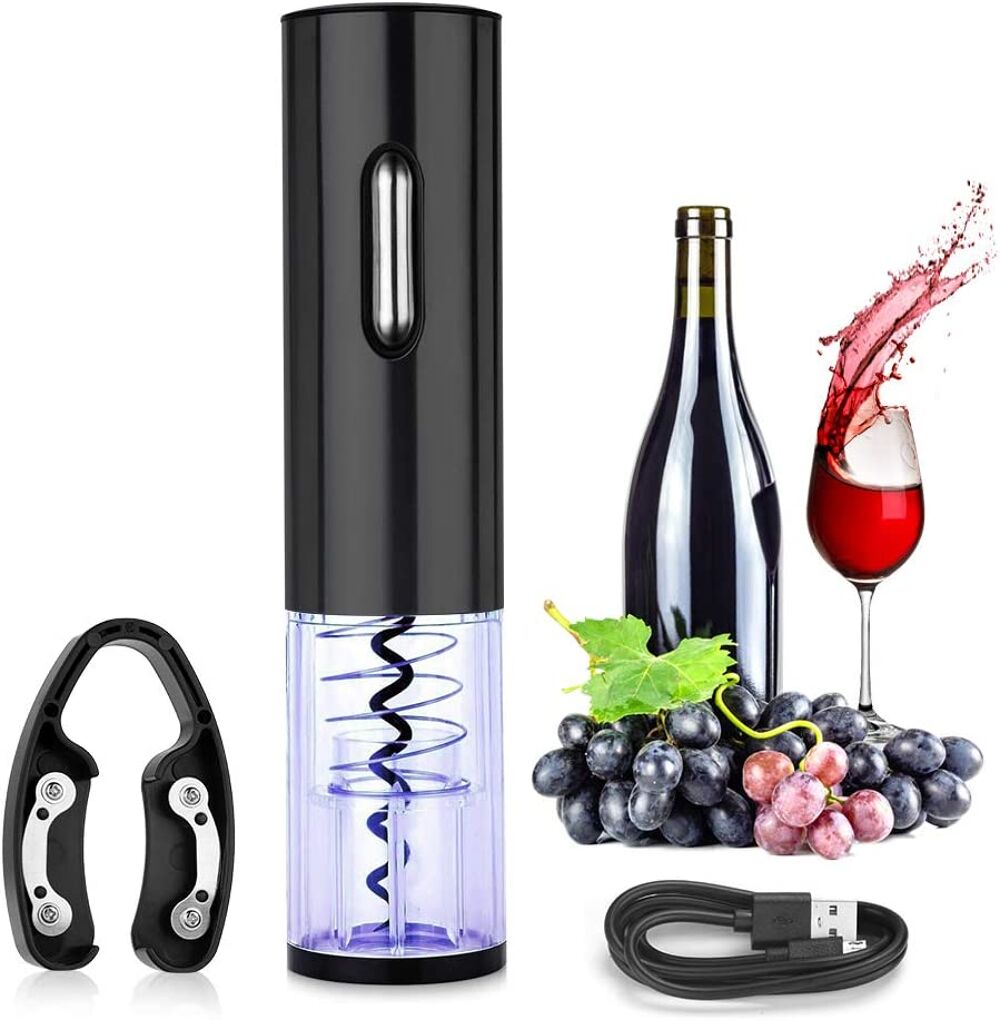 Tire Bouchon &Eacute;lectrique Rechargeable avec Coupe-Capsule Electroménager