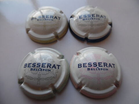 Champagne BESSERAT DE BELLEFON  Gros Besserat  (lot de 4). 2 Plivot (51)