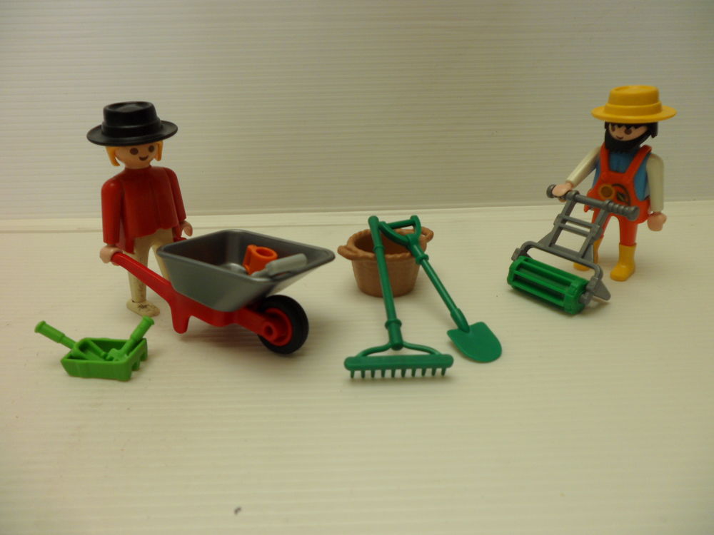 2 Jardinier playmobil superbe rare Jeux / jouets