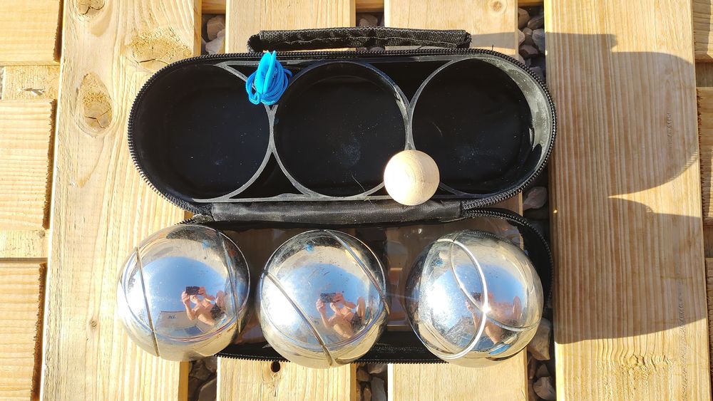 Set de P&eacute;tanque 6 Pi&egrave;ces Sacoche Verte, ou Noire Sports
