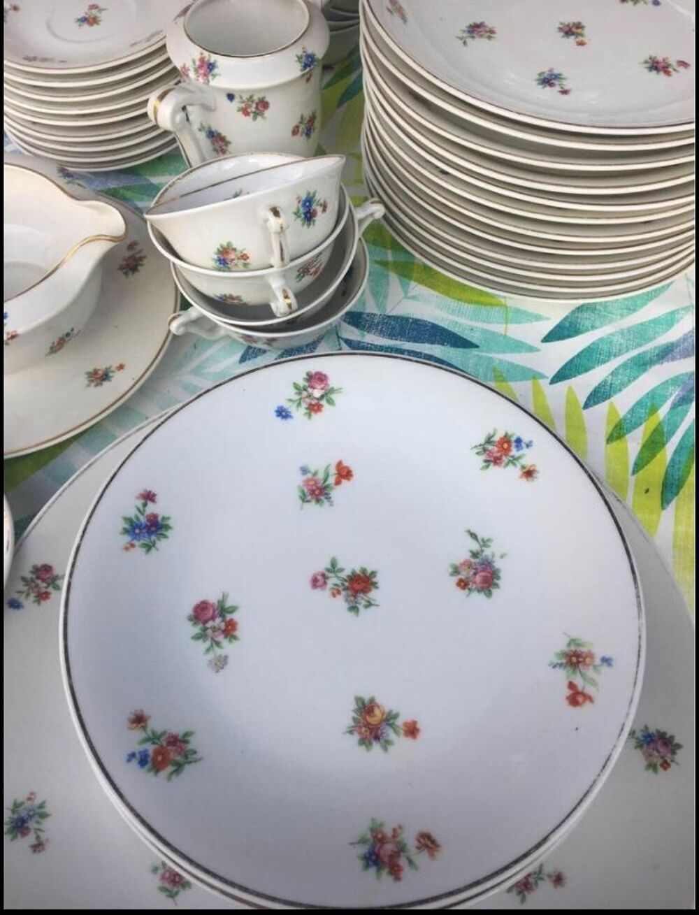 superbe Service porcelaine limoges ancien Décoration