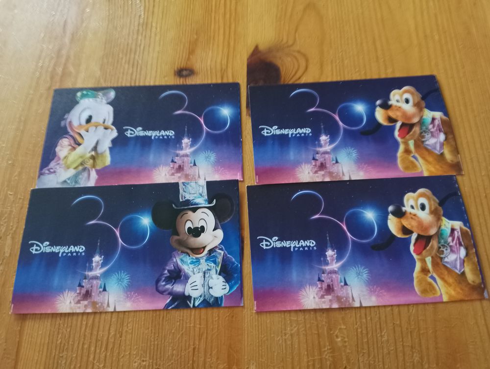 4 billets Disneyland Paris Billetterie