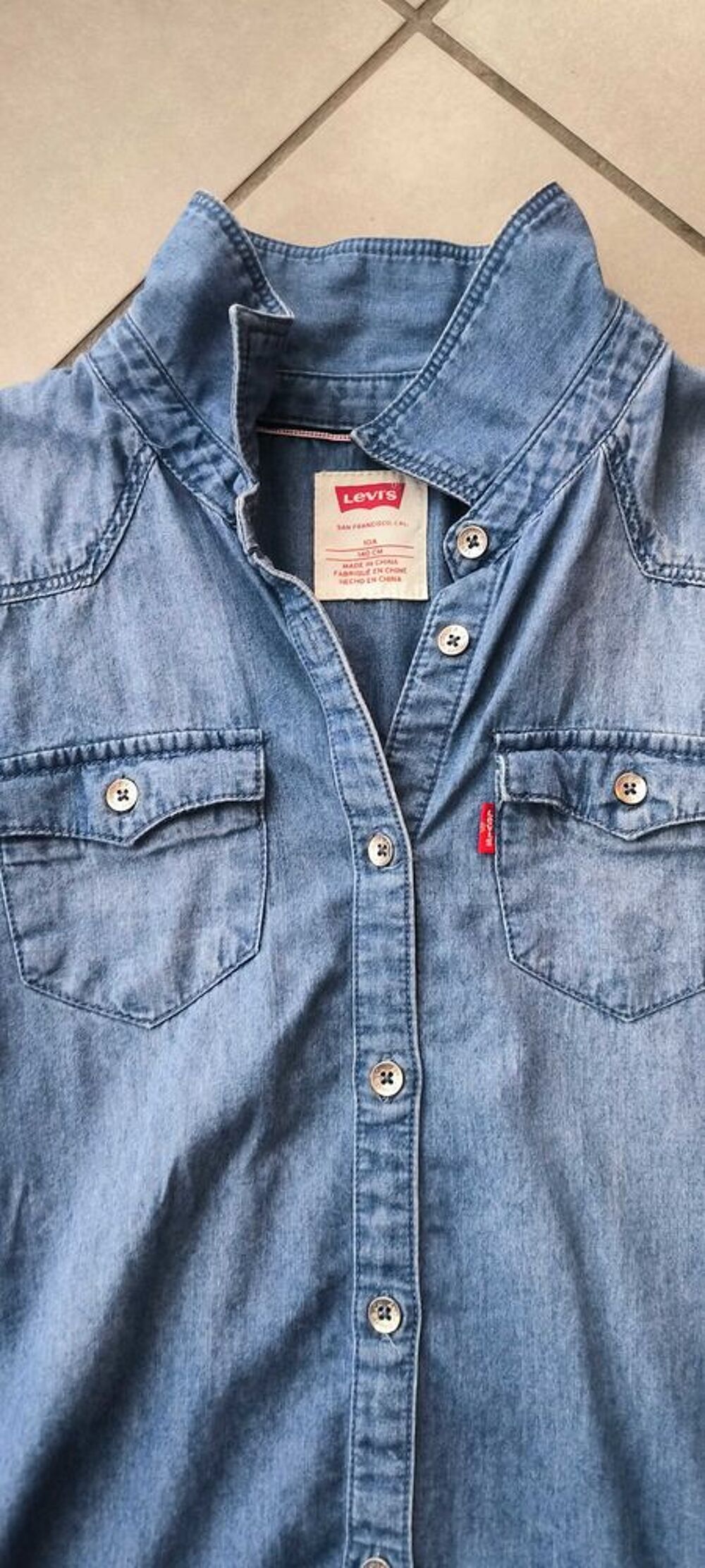 veste en jeans 10 ans Vêtements