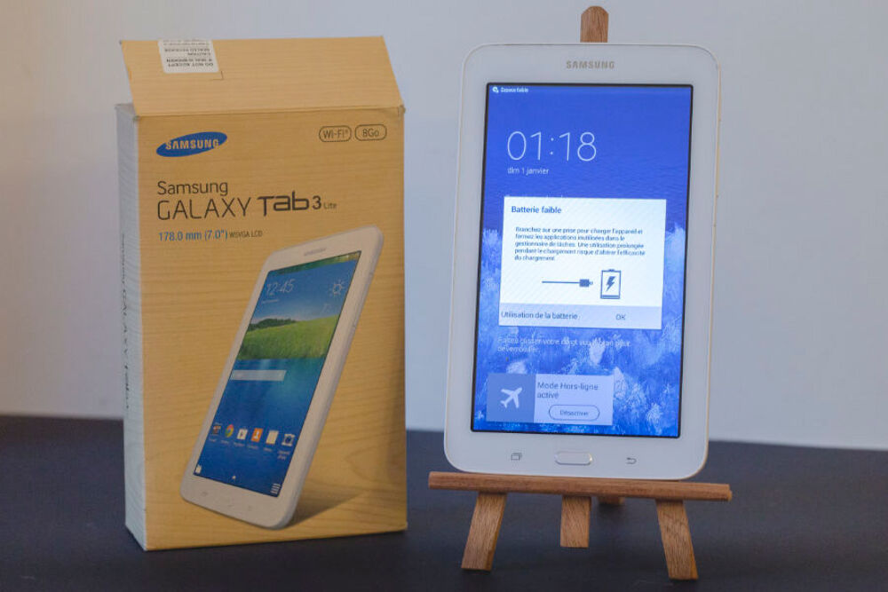 Tablette SAMSUNG Galaxy TAB3 lite 7.0" occasion Blanche 8Go Téléphones et tablettes