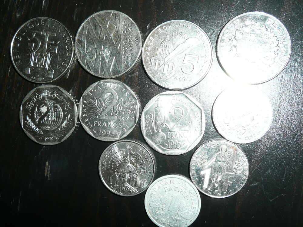 Lot de 10 pi&egrave;ces fran&ccedil;aise + 1 gratuite 1944 c 