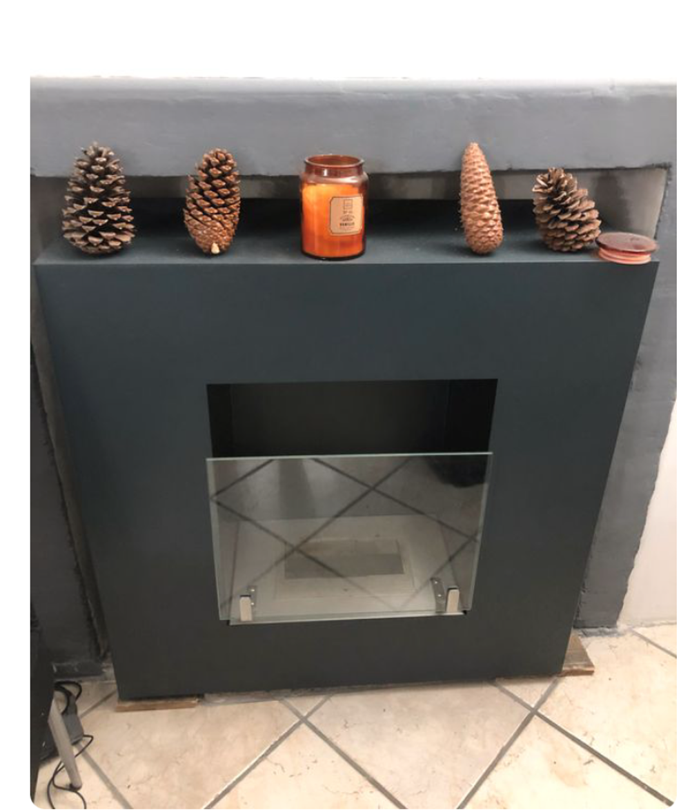 Chemin&eacute;e bio &eacute;thanol &agrave; poser Décoration