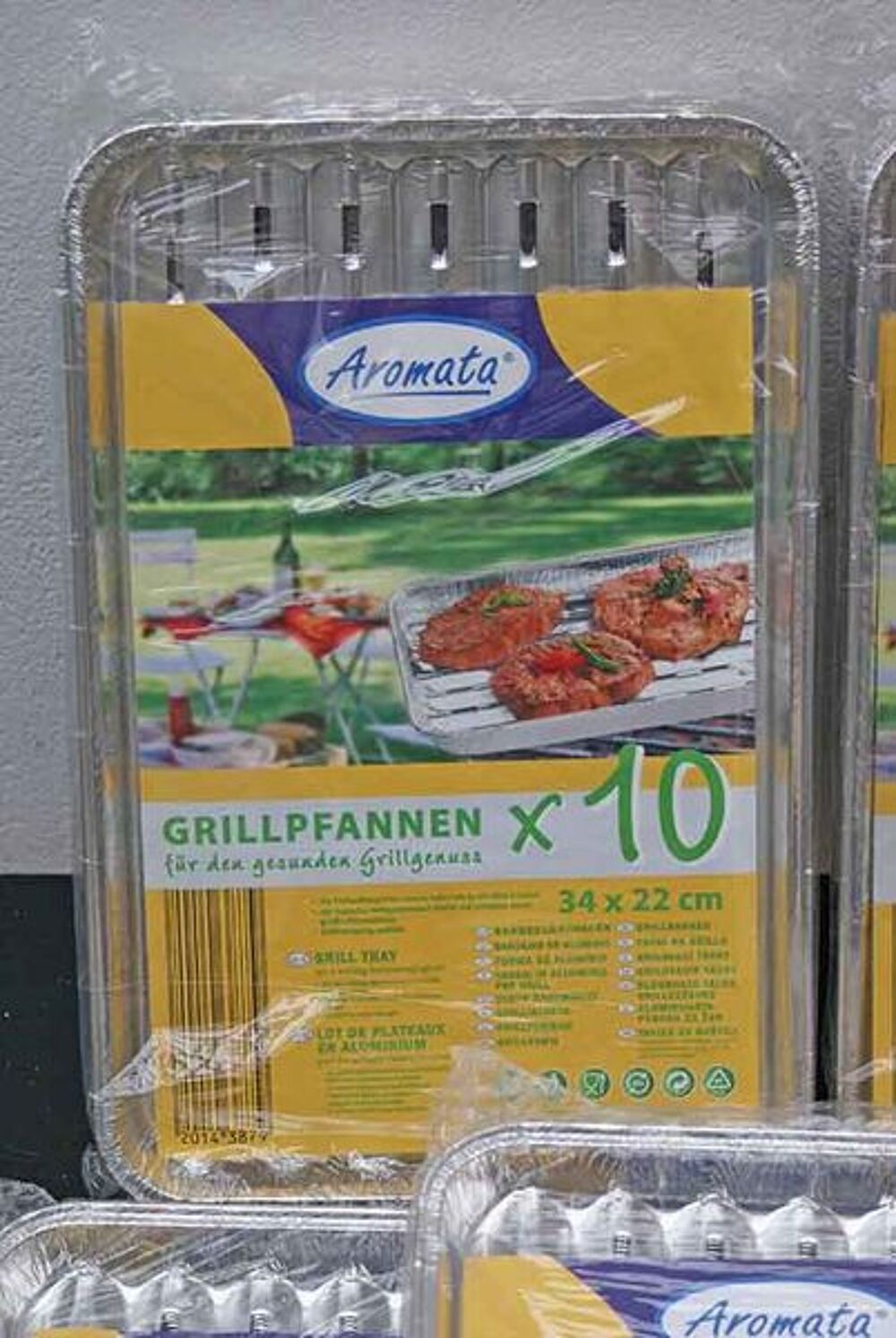 PAQUETS de10 PLATEAUX ALUMINIUM pour GRILLADES Cuisine