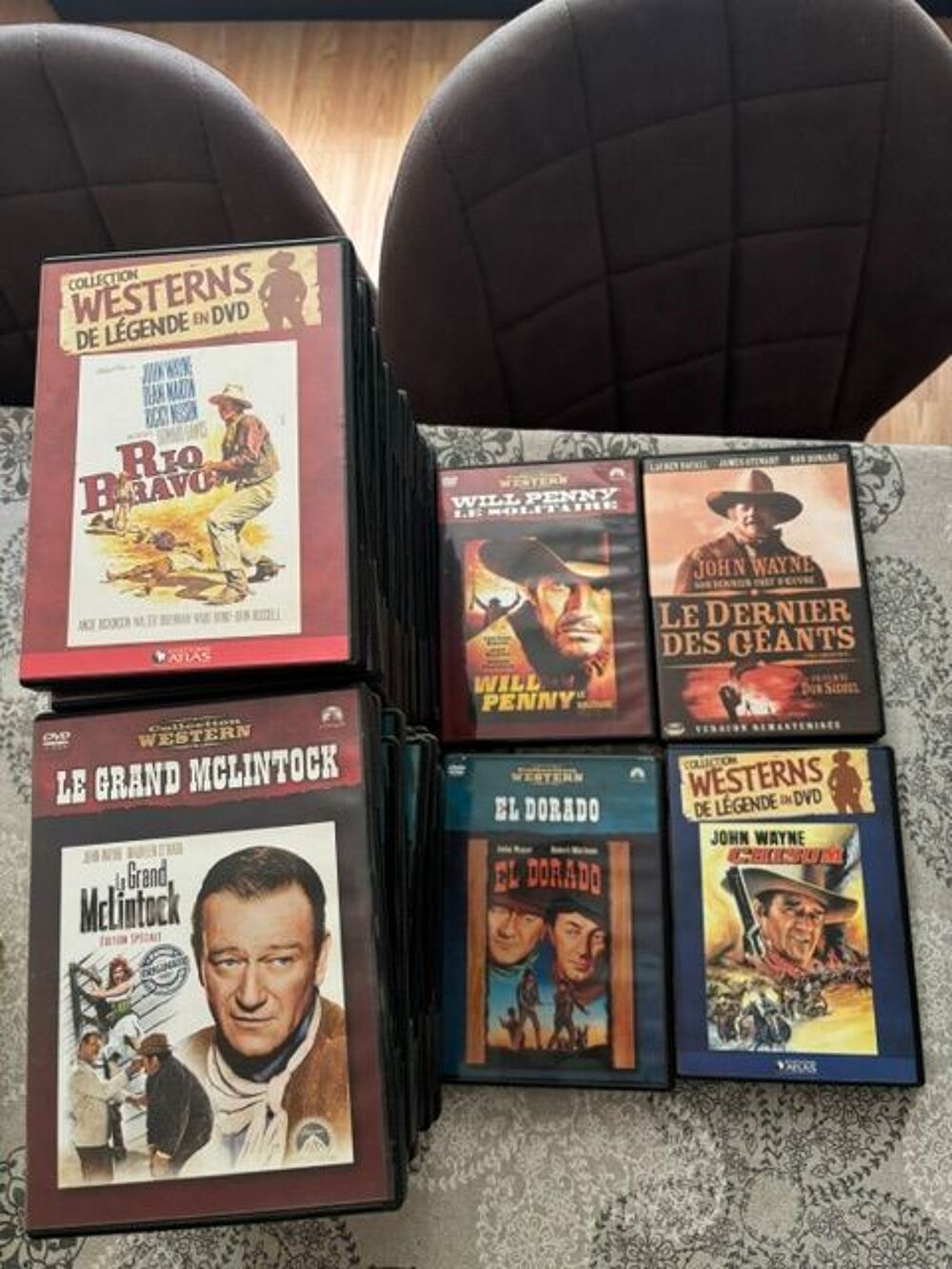 Lot de 34 DVD Collection westerns Audio et hifi