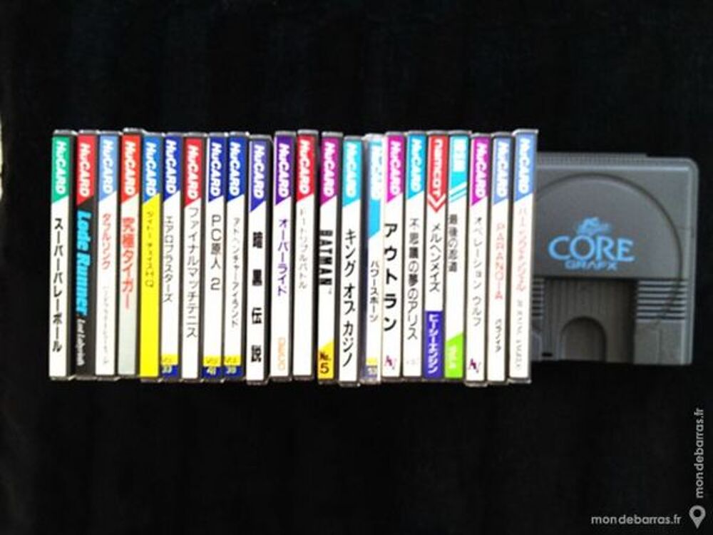 Jeux de Collection Console PC Engine Core Grafx Consoles et jeux vidos