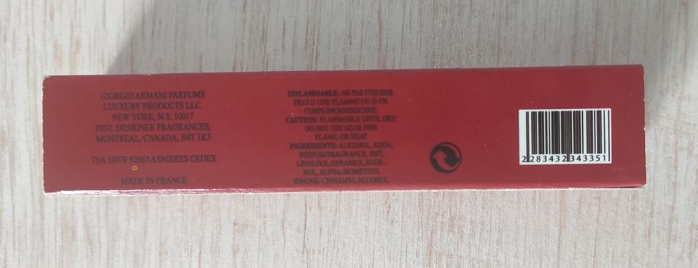 Parfum SI PASSION GIORGIO ARMANI 33 ml Bijoux et montres