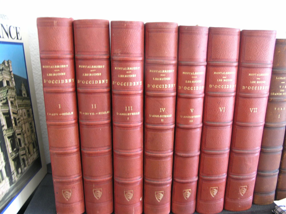 7 tomes - Montalembert - Livres anciens # 4 