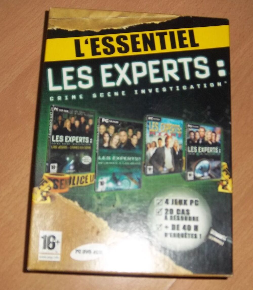 Coffret 4 jeux pc Les Experts Consoles et jeux vidéos
