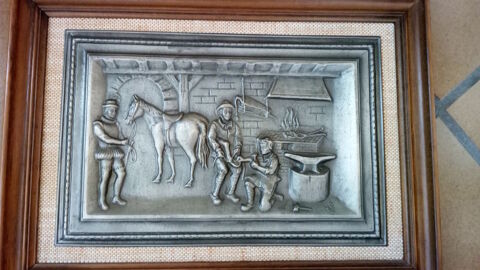 Tableau du Forgeron dans sa forge 75 La Courneuve (93)