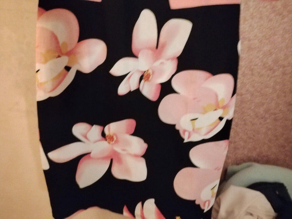 Robe rose manche 3/4 Vêtements