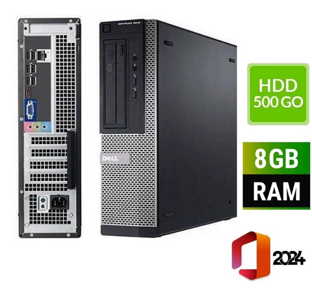 DELL OPTIPLEX CORE I3 Windows 11 Pro avec Office 2024 Matériel informatique