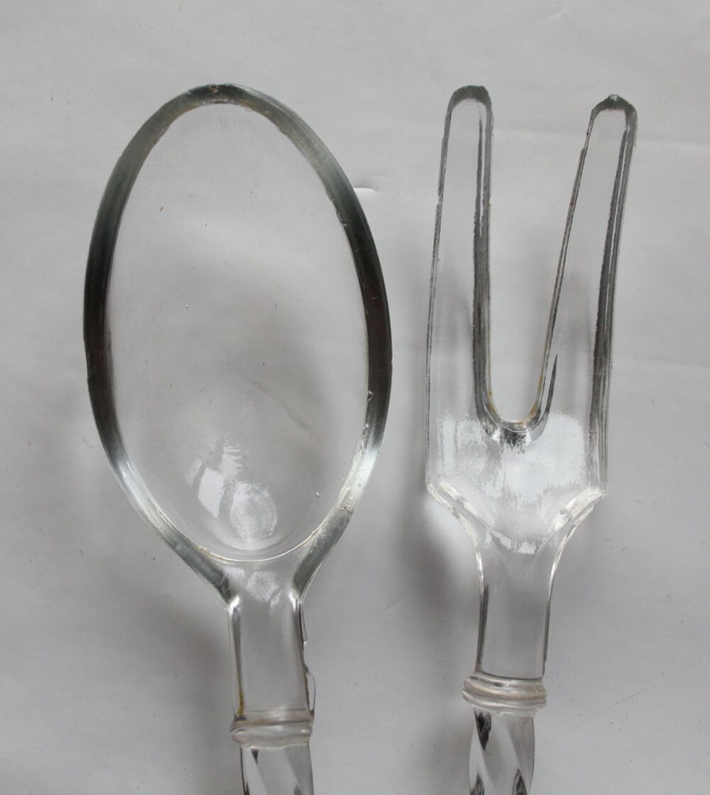 Couverts &agrave; salade en verre Cuisine