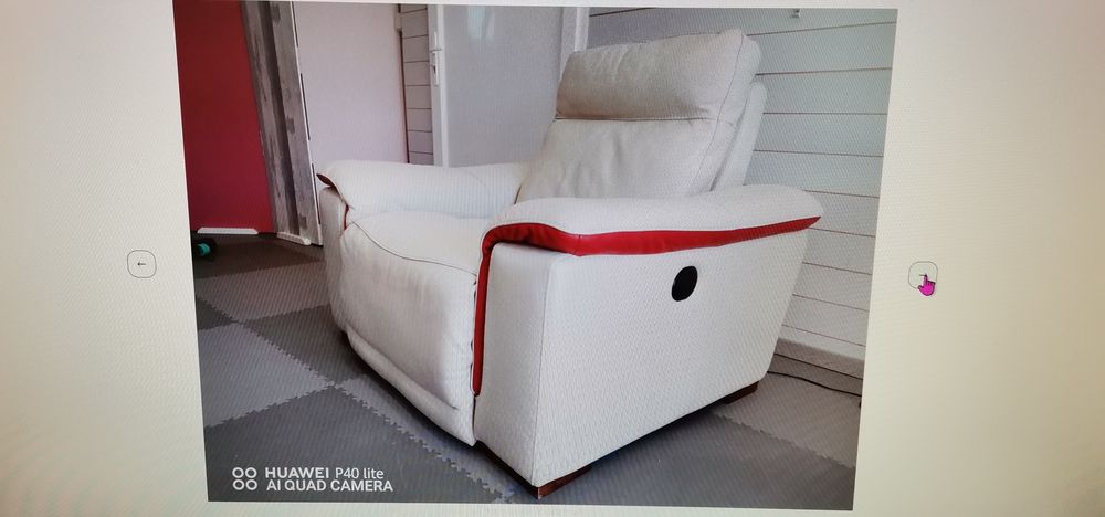 2 Fauteuilles relax cuir Home Center Meubles