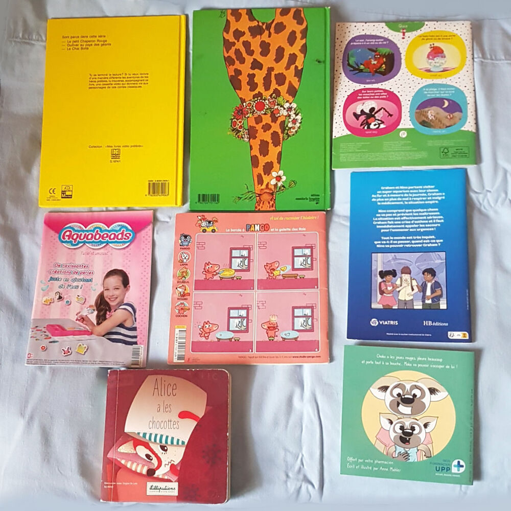 Lot 8 livres-magazines enfant Livres et BD