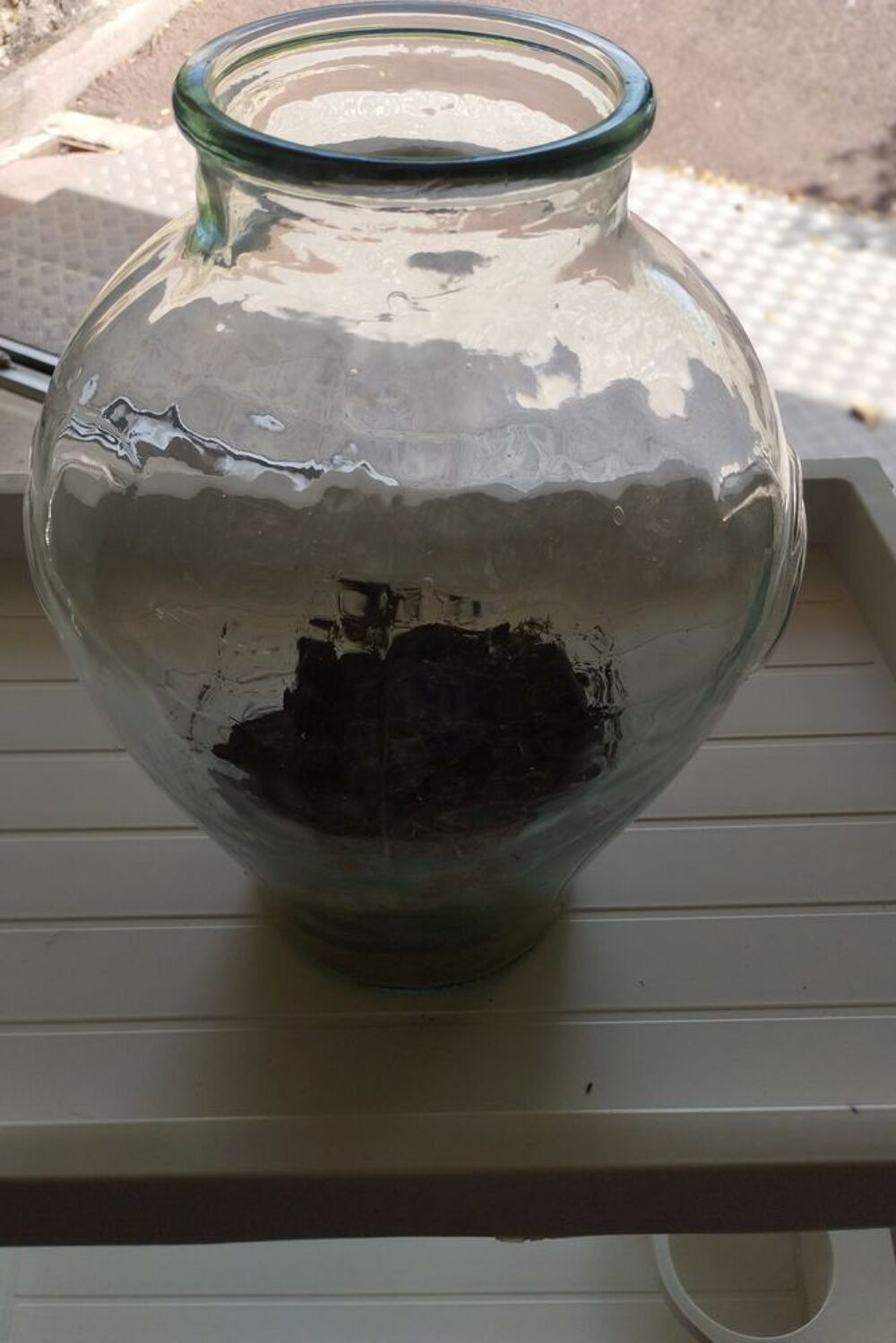 GROS BOCAL EN VERRE Décoration