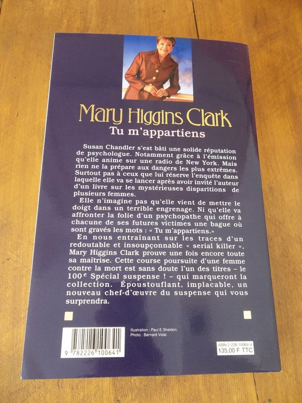 livre TU M'APPARTIENS mary higgins clark Livres et BD