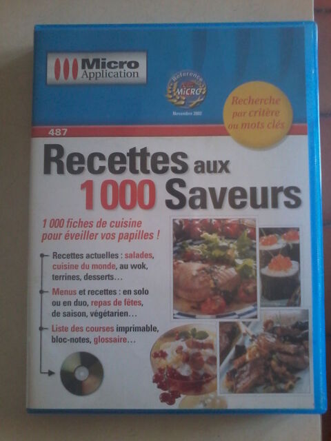 Recettes aux 1 000 saveurs - CD-ROM  Micro Application  10 Le Bouscat (33)